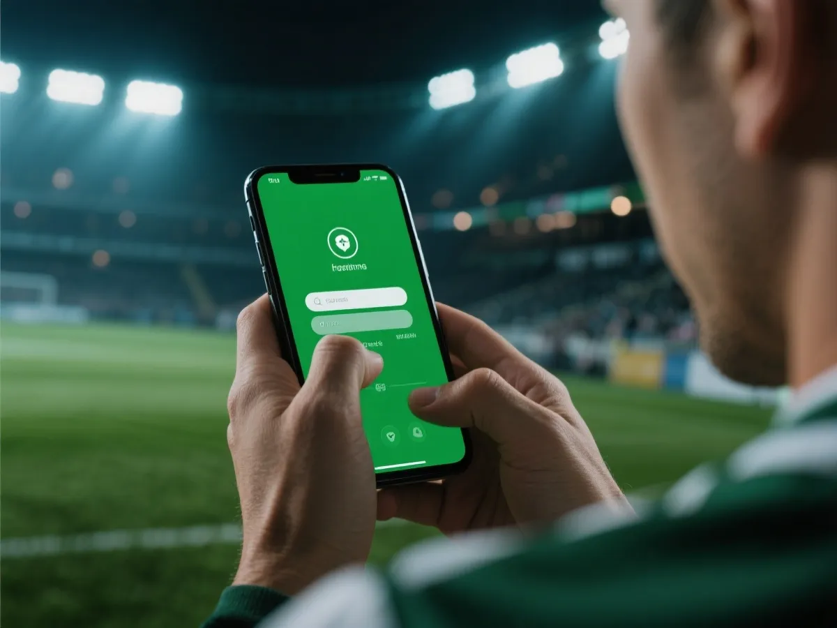 使用手機登入體驗示意圖