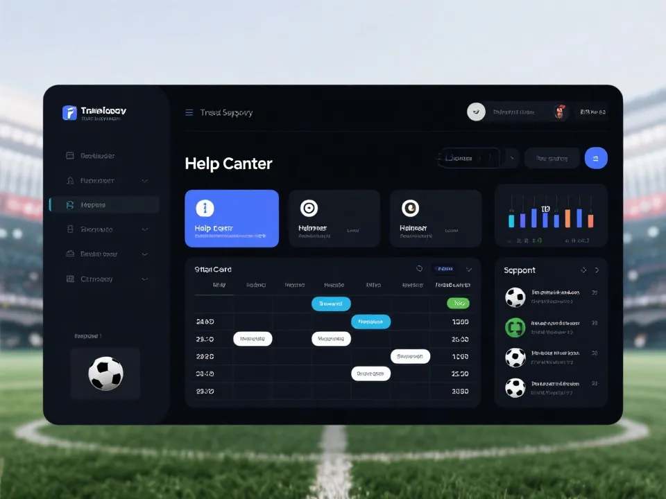 世界盃平台幫助中心介面示意