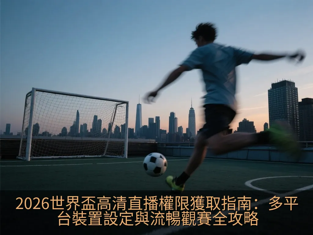 溫馨的客廳中,大螢幕電視正播放著高清的綠色足球場畫面